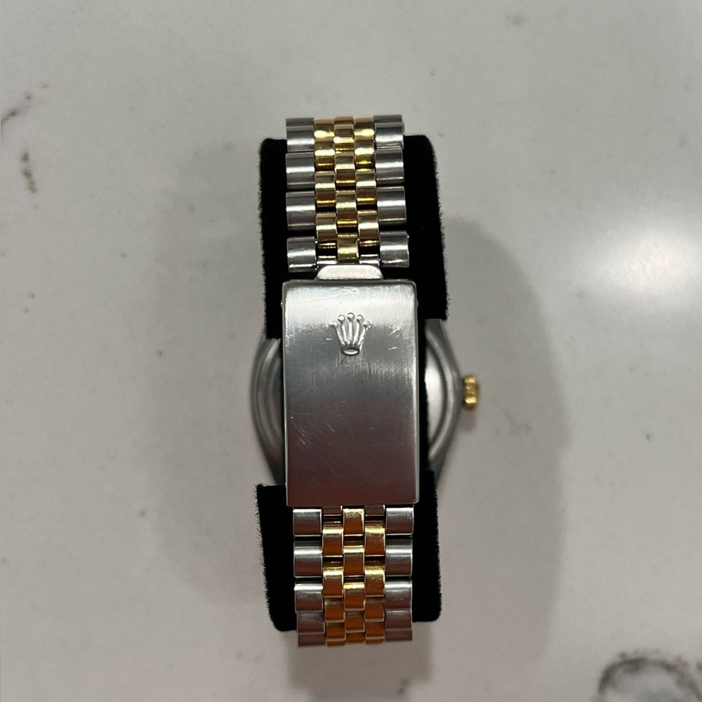 36mm Rolex Datejust black/diamond dial, Jubilee bracelet, steel and yellow gold - Picture 5 of 6